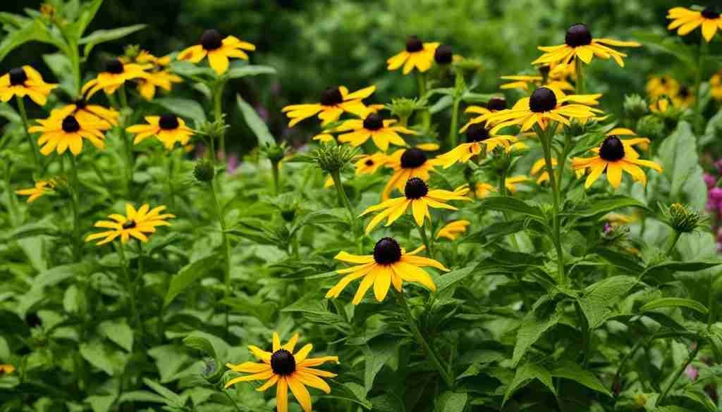 Black-Eyed Susan in a garden Black-Eyed Susan in a garden