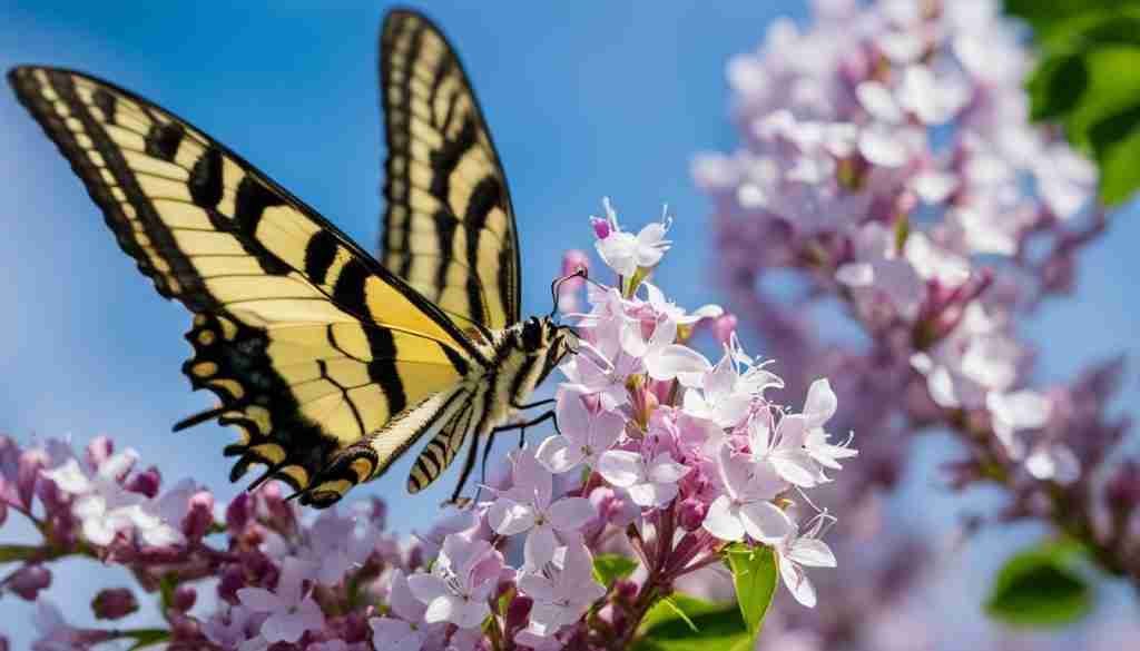 Butterfly and Syringa