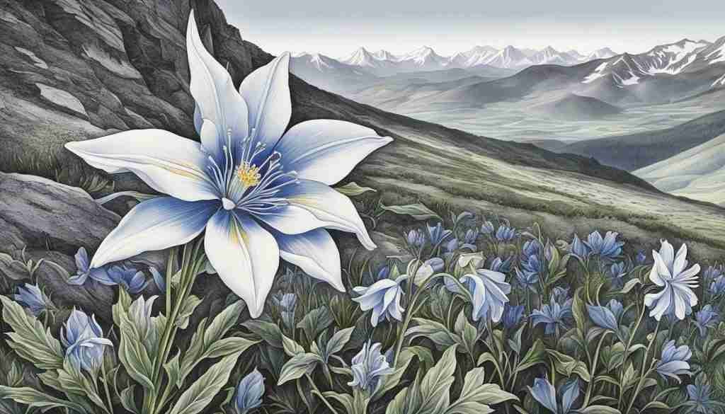 Columbine Flower Tattoo