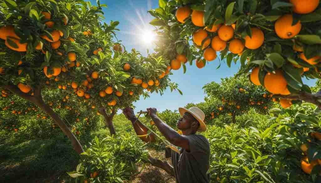 Growing Orange Trees
