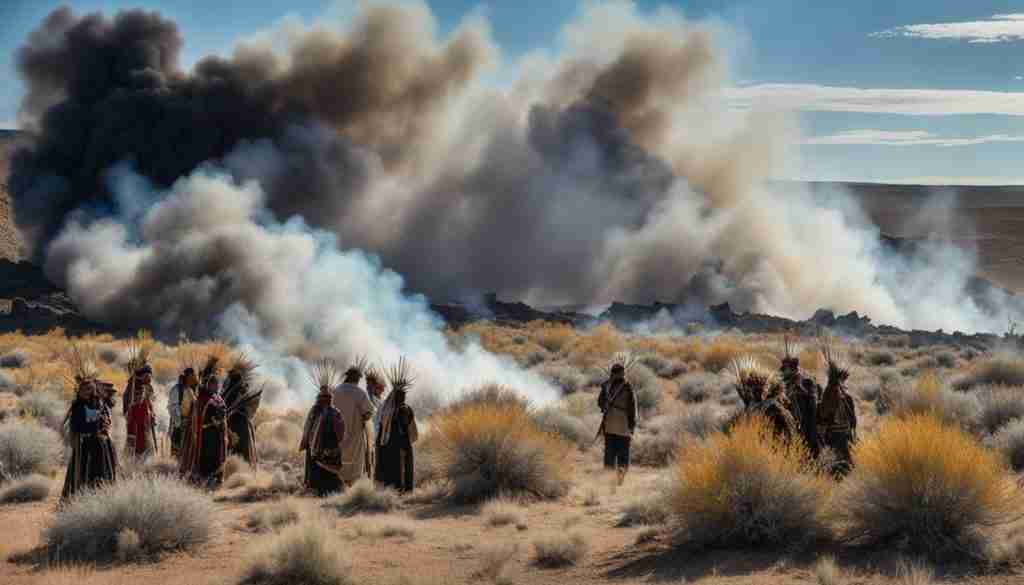 Native American sagebrush ceremony