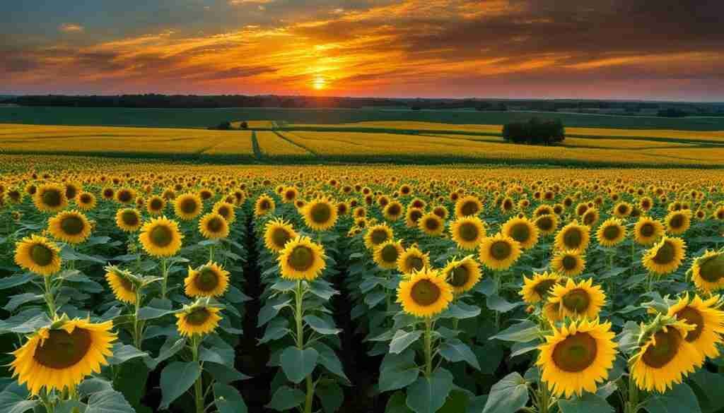 Sunflower Field in Kansas