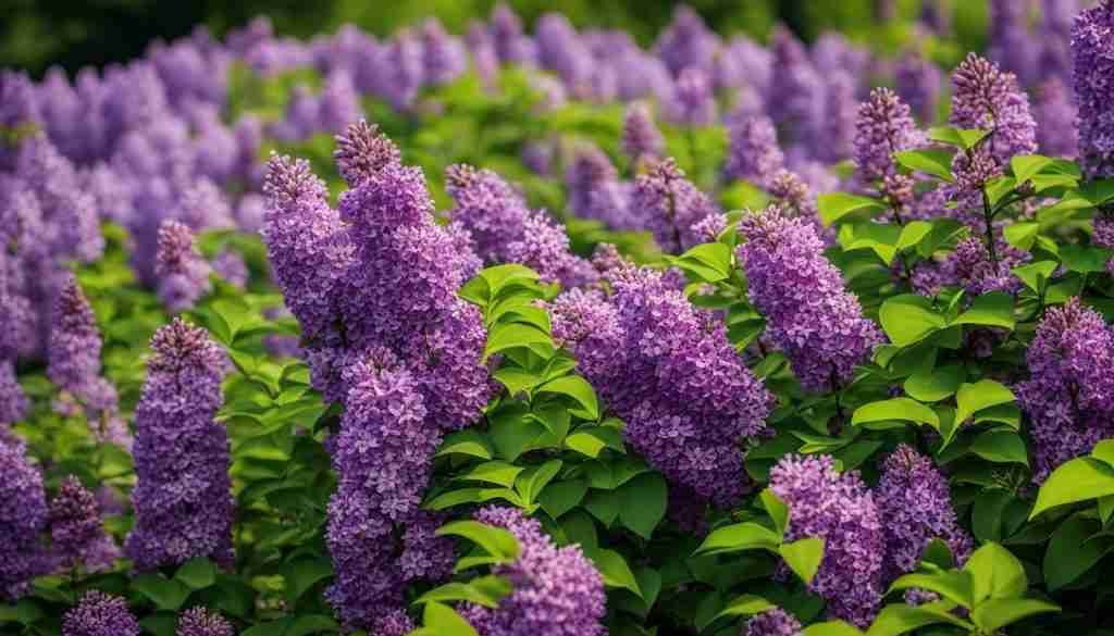 blooming lilacs in New Hampshire blooming lilacs in New Hampshire