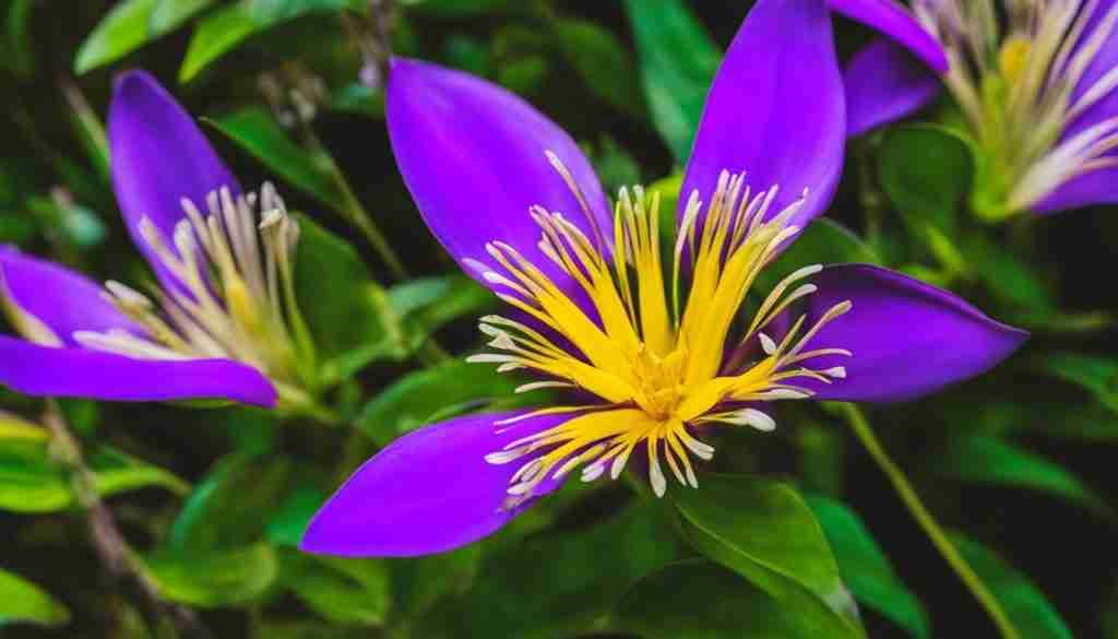 Belize tropical wildflowers