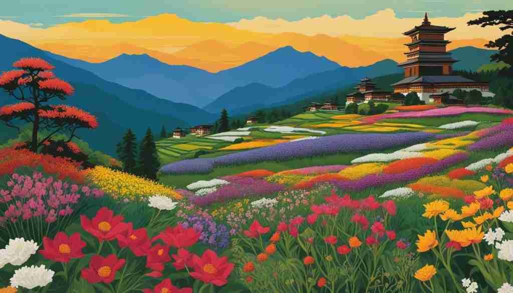 Bhutan's floral diversity