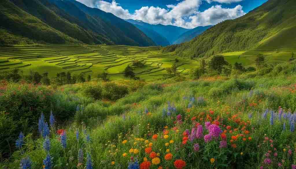 Bhutan's unique wildflowers