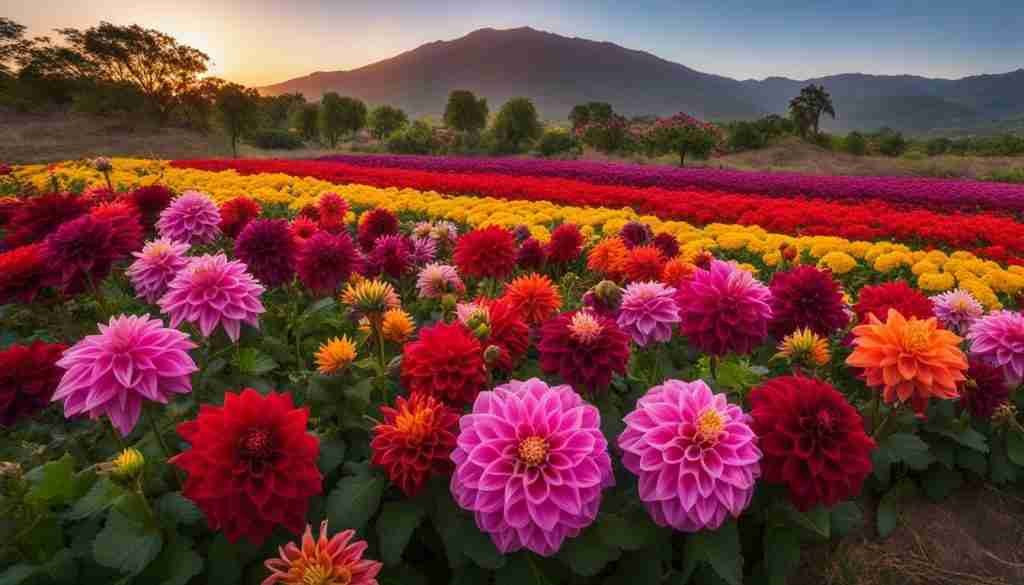 Dahlia flowers