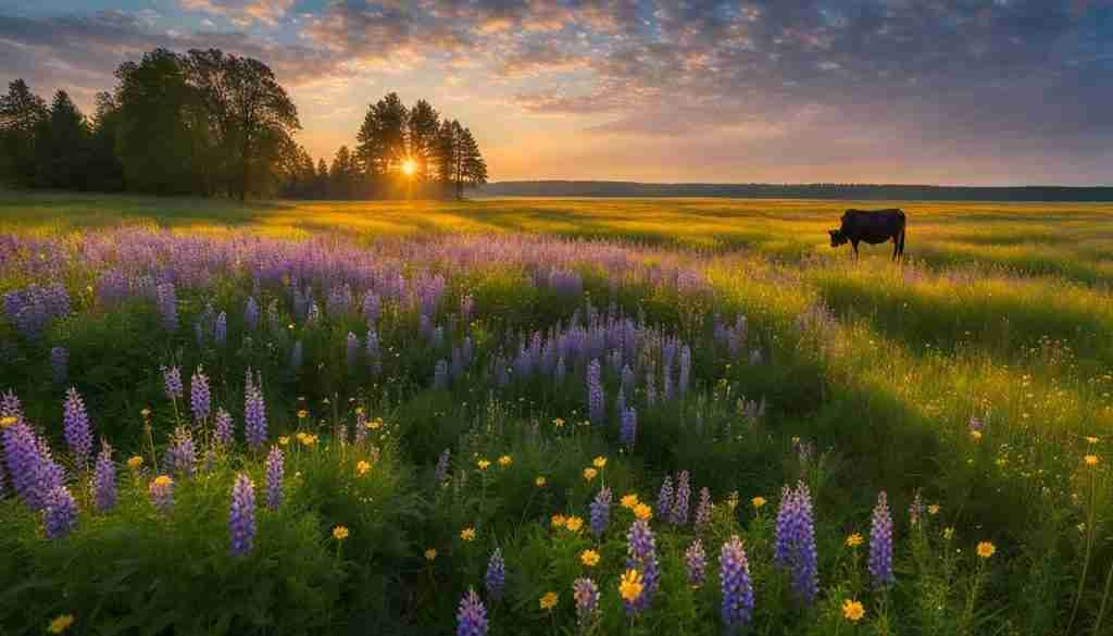 Daisy blooming in a Latvian meadow Daisy blooming in a Latvian meadow