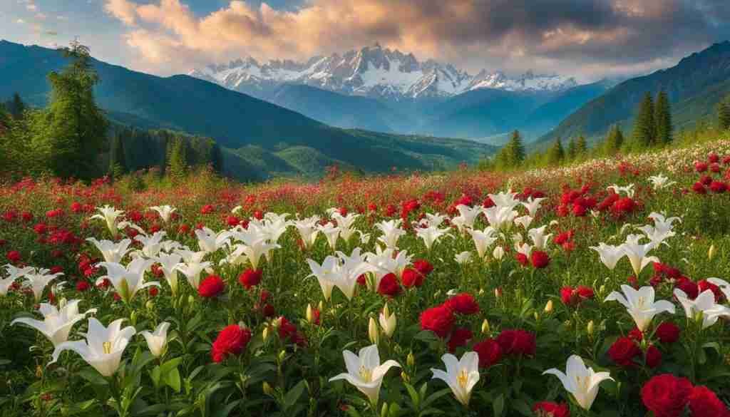 Famous Wildflowers in Abkhazia