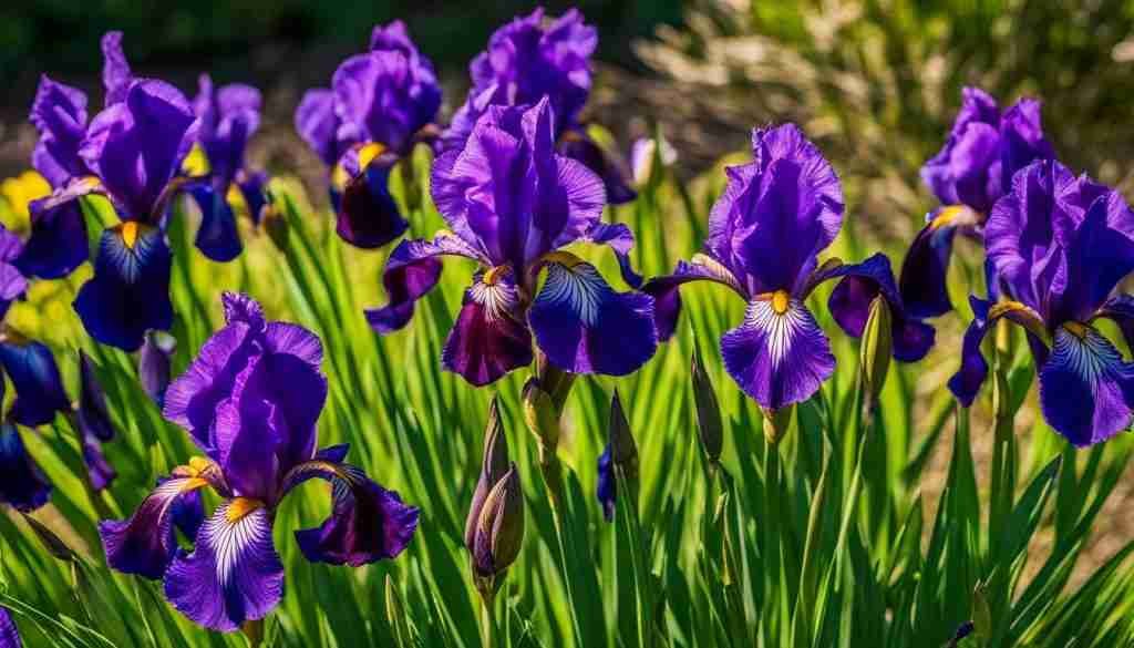 Growing Purple Iris in Tennessee