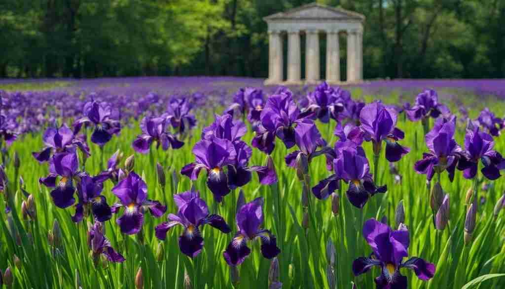 History and Preservation Efforts of the Purple Iris