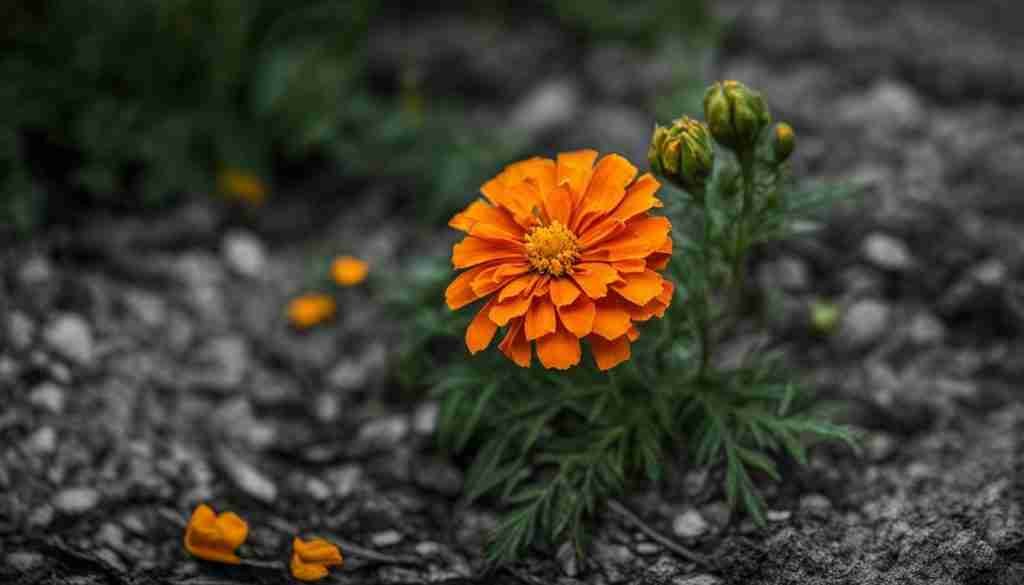 Mexican Marigold in Grief and Despair Mexican Marigold in Grief and Despair