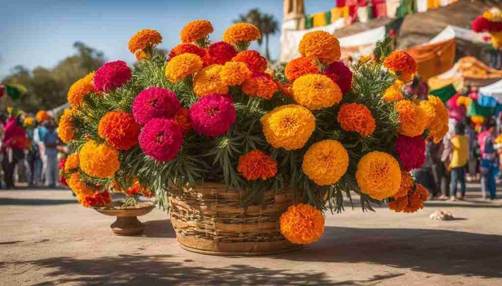 Mexican Marigold in Mexican Festivals