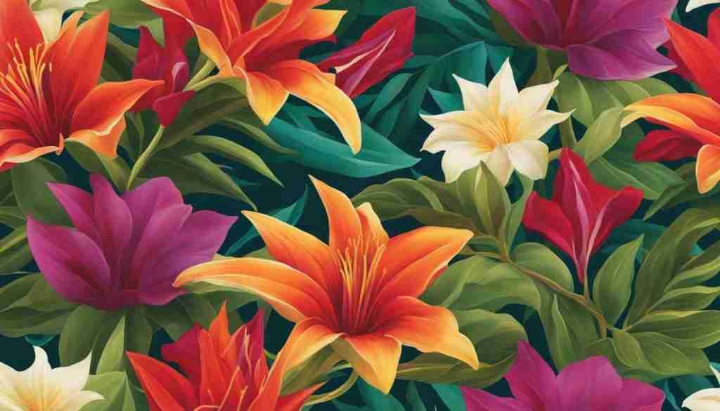 Mexican honeysuckle, pineapple sage, and Mexican morning glory