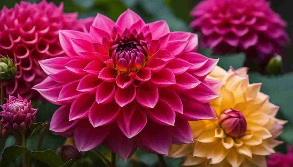 Morelos state flower, the dahlia