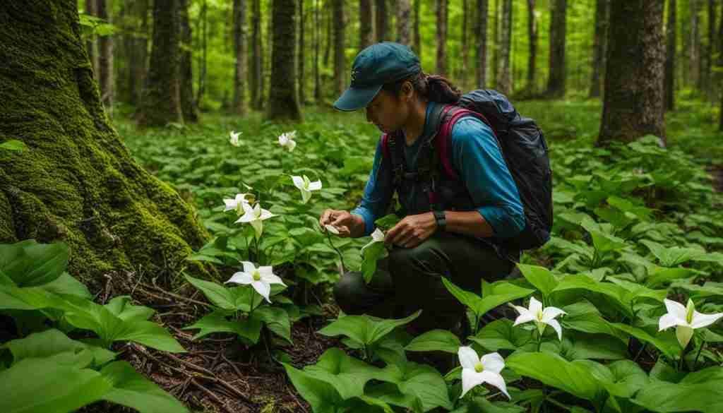 Picking Ontario Provincial Flower