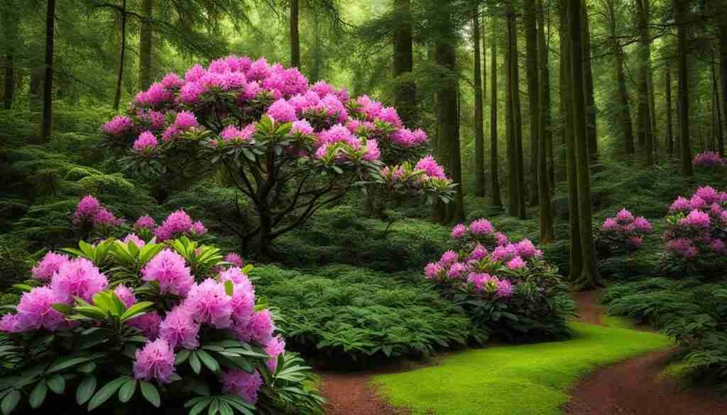 Rhododendron Maximum in its natural habitat