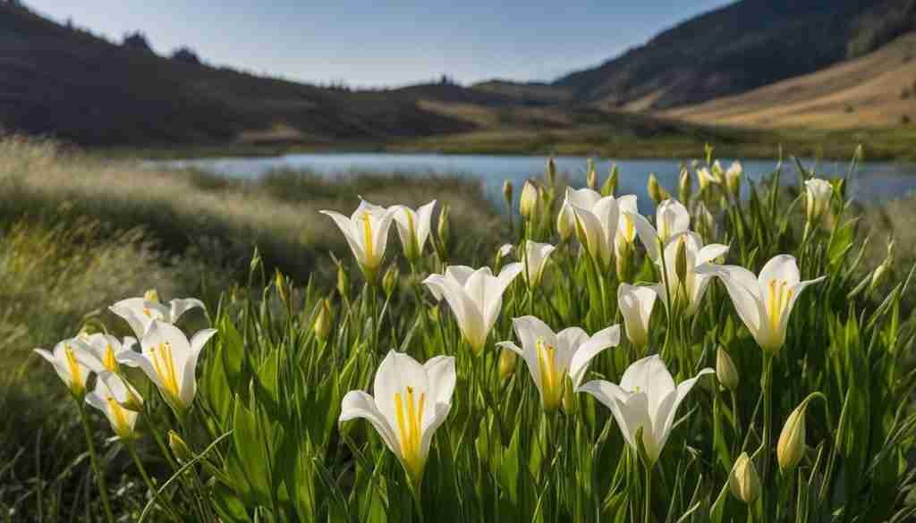 Sego Lily in Bloom Sego Lily in Bloom