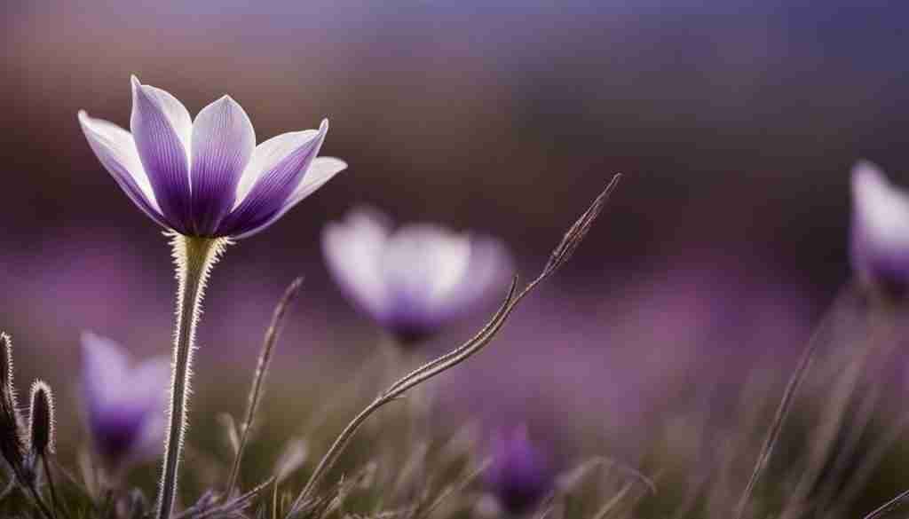 Symbolic Meaning of the Pasque Flower Symbolic Meaning of the Pasque Flower