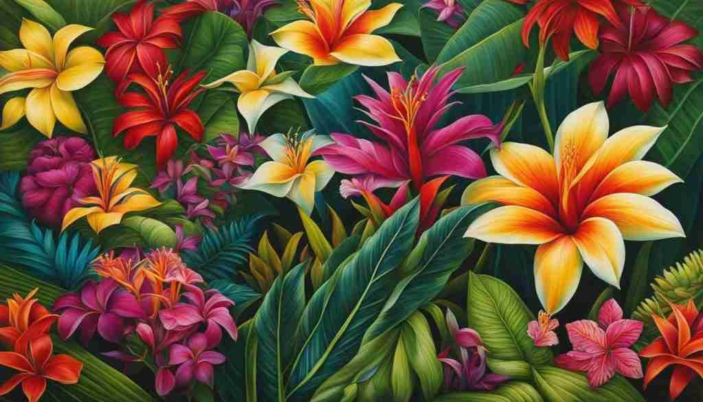 Tropical Flowers in Belize