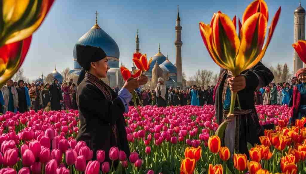 Tulip festival in Kazakhstan Tulip festival in Kazakhstan