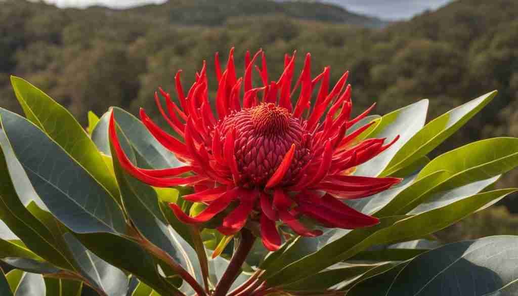 Waratah flower