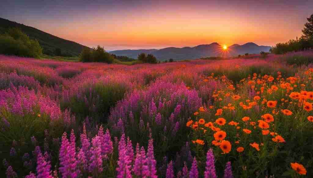 colorful wildflowers Croatia