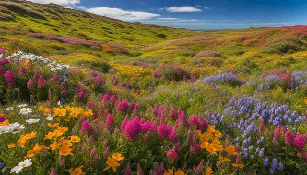 Chatham Islands wildflowers