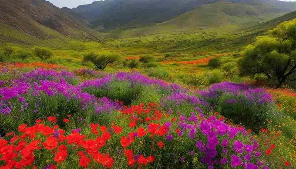 Eritrea wildflowers in national parks