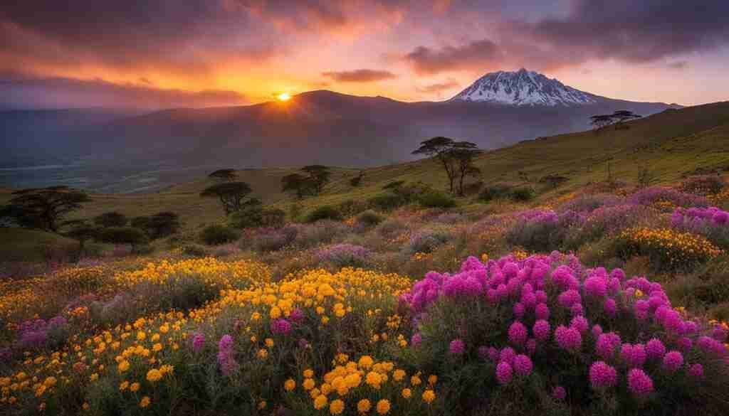 Highland flowers in Kenya Highland flowers in Kenya