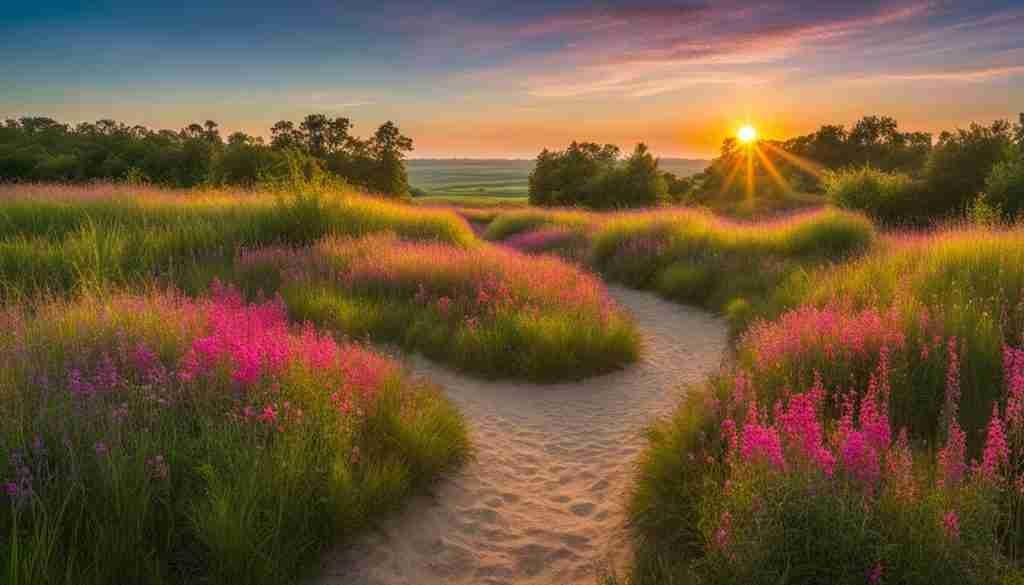 Illinois wildflower walk