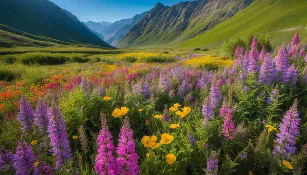 Kyrgyzstan wildflowers in Chychkan Gorge and Sary-Chelek Nature Reserve