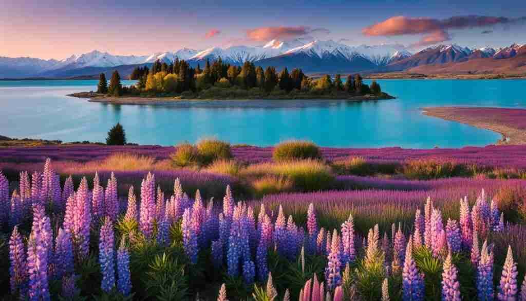 Lake Tekapo Lupins