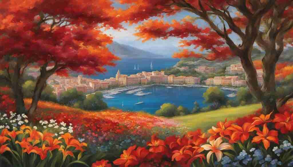 Monaco Wildflowers - The Allure of the Fire Lily