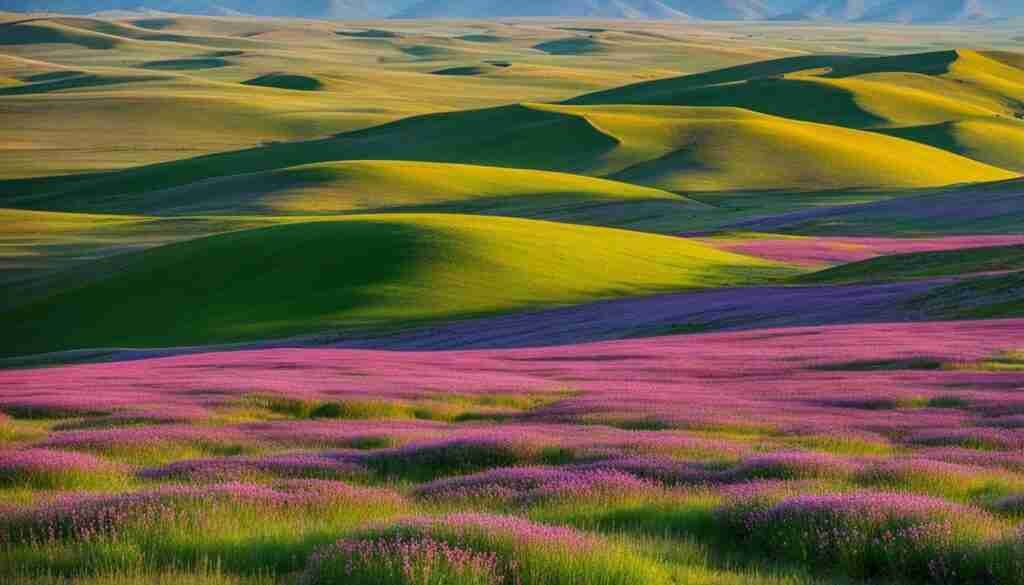 Mongolian wildflowers in spring Mongolian wildflowers in spring