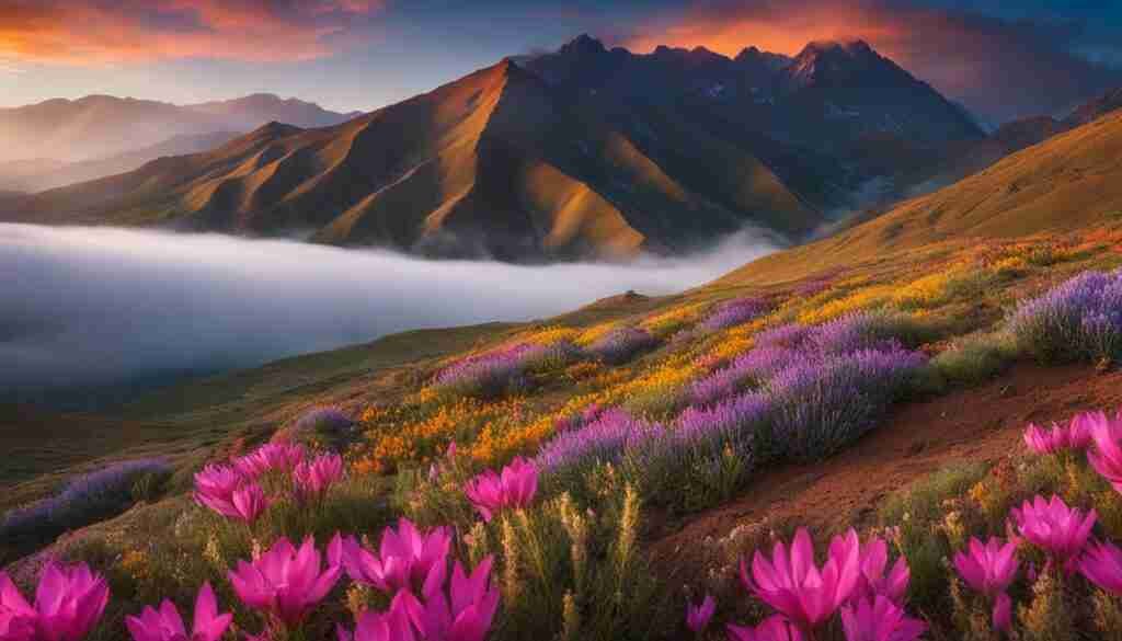 Moroccan high mountain vegetation Moroccan high mountain vegetation