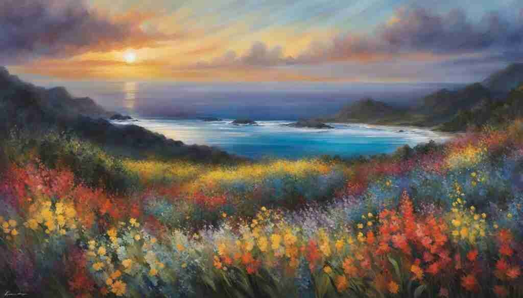 Nauru wildflowers in art Nauru wildflowers in art