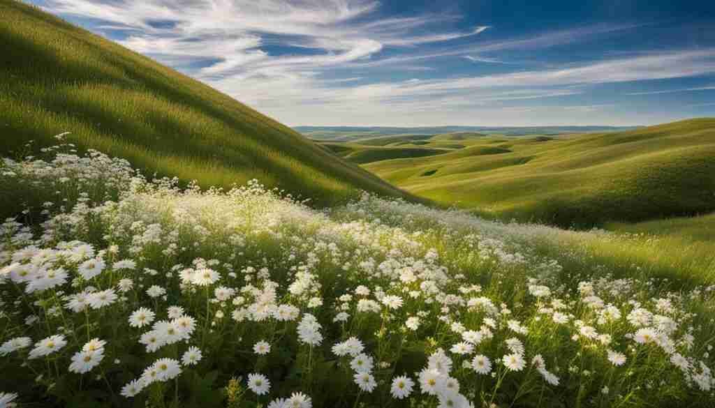 Nebraska white wildflowers