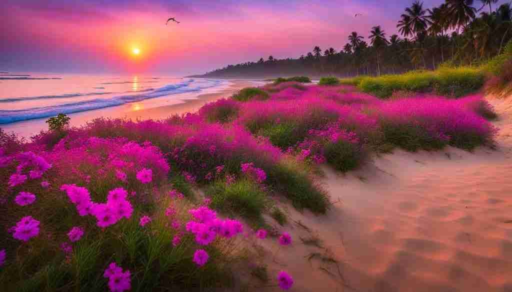 Odisha beach wildflowers Odisha beach wildflowers