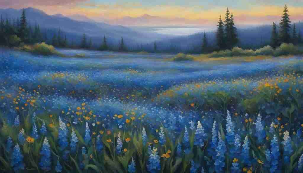 Oregon Blue Wildflowers