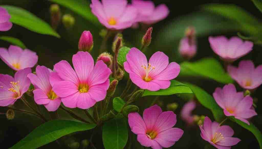 Painting of Palau Wildflowers Painting of Palau Wildflowers