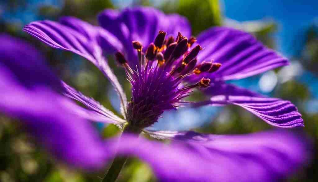 Photographing wildflowers in Barbados
