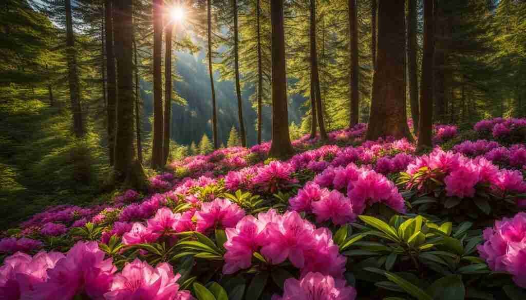 Rhododendron bloom Rhododendron bloom