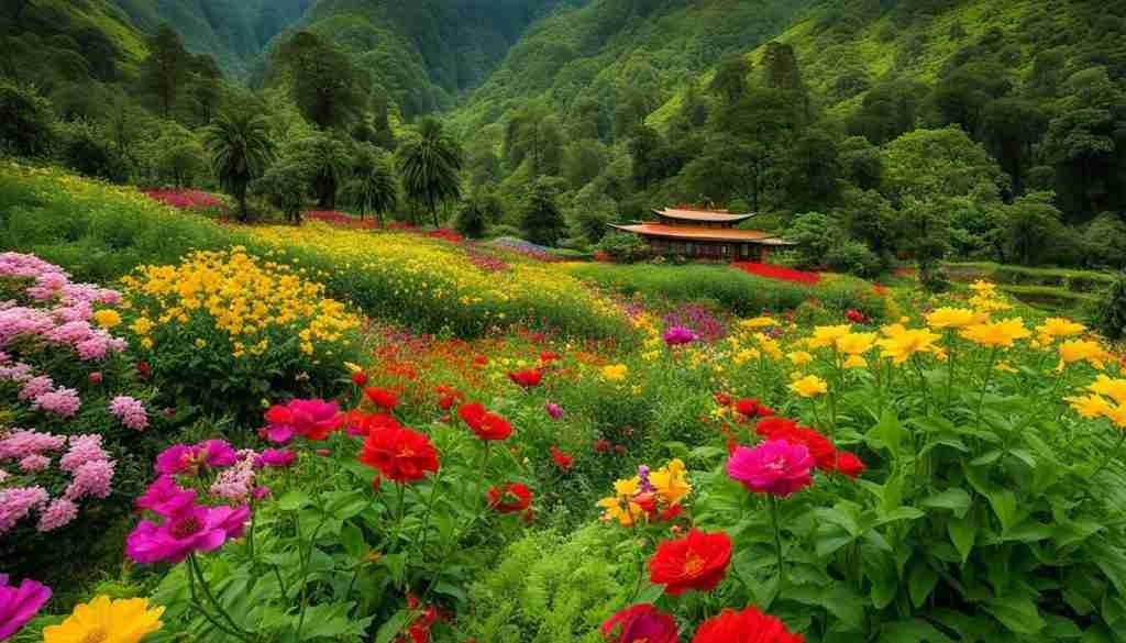 Sikkim botanical gardens