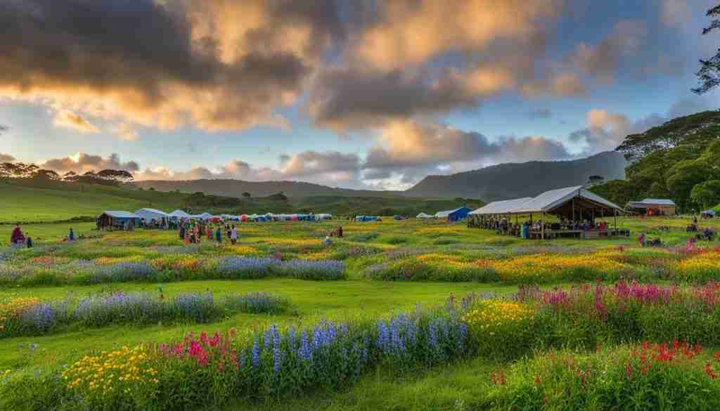 Tonga wildflower festivals