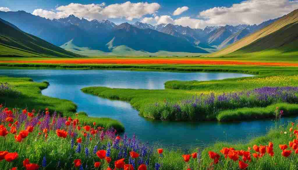 Wildflowers in Kyrgyzstan