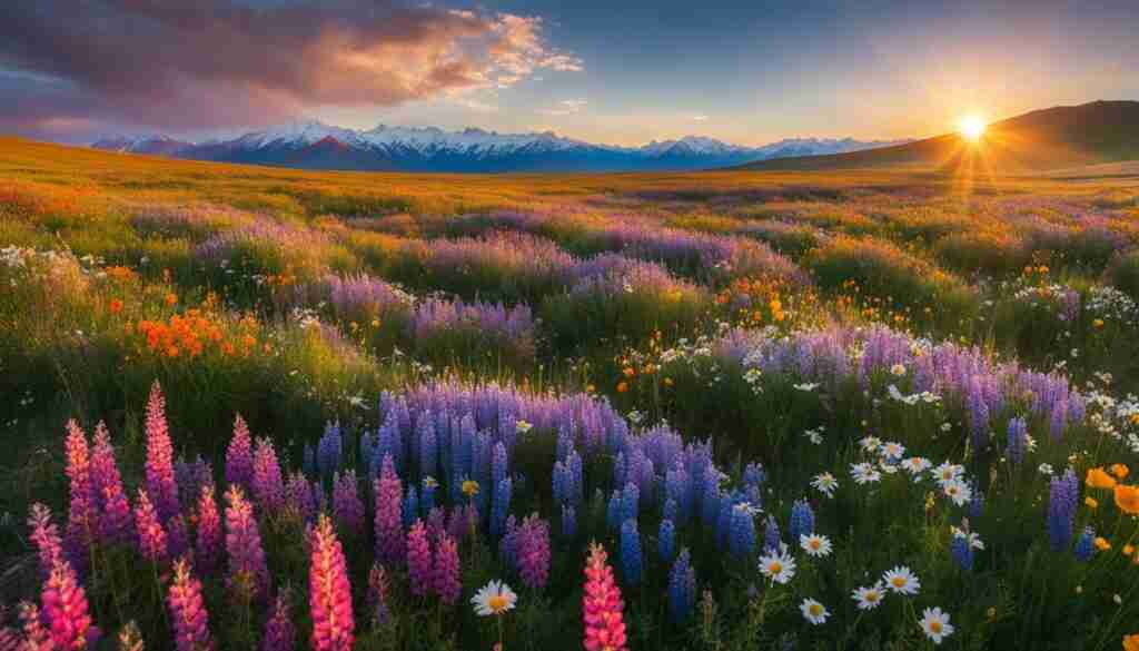 Wildflowers in Kyrgyzstan