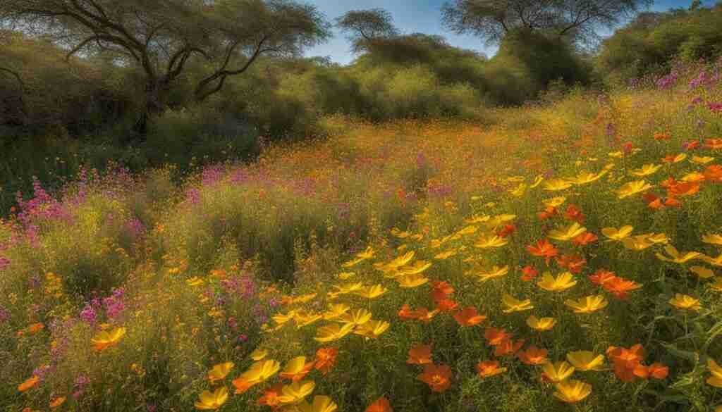 blooming wildflowers Gambia blooming wildflowers Gambia