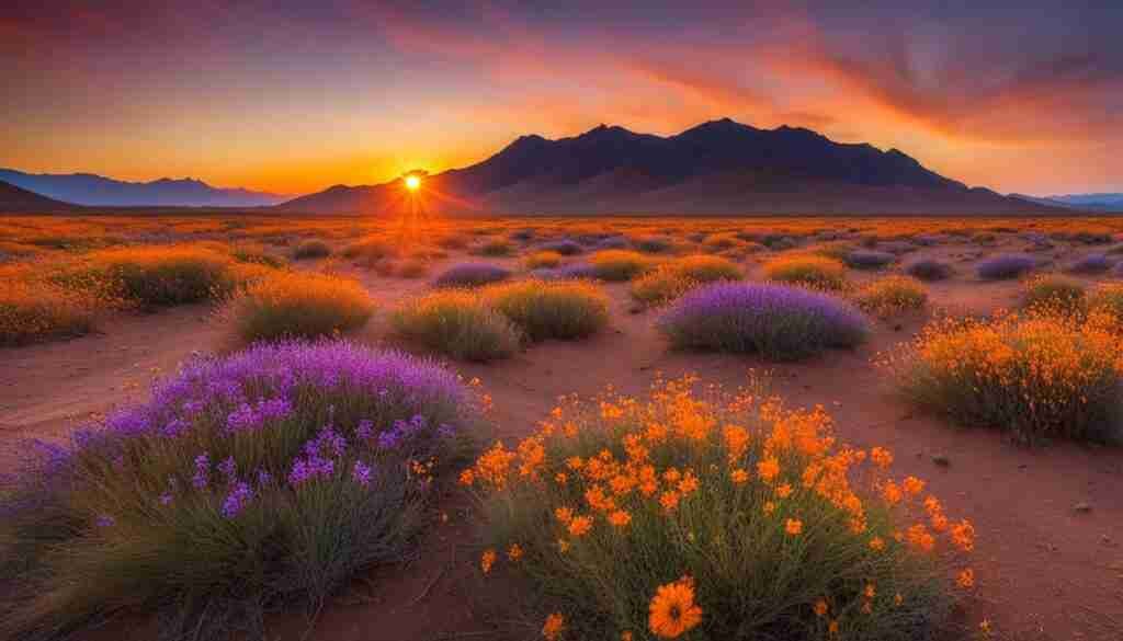 blooming wildflowers in Namibia blooming wildflowers in Namibia