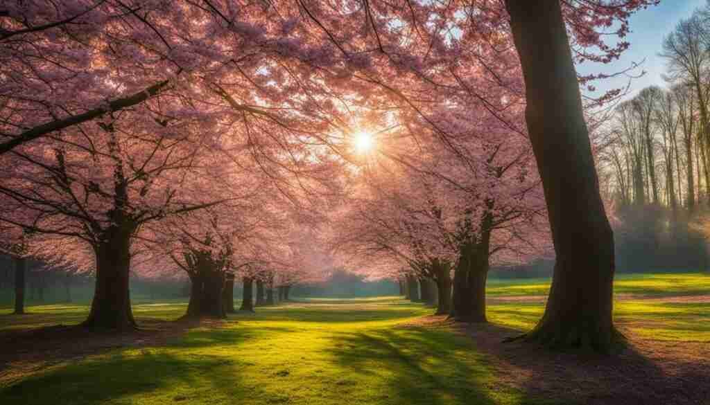cherry blossoms in Belgium